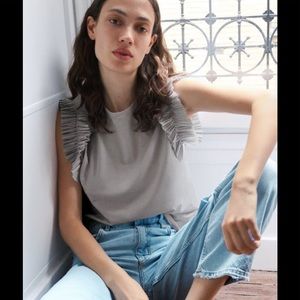 Zara ruffed top